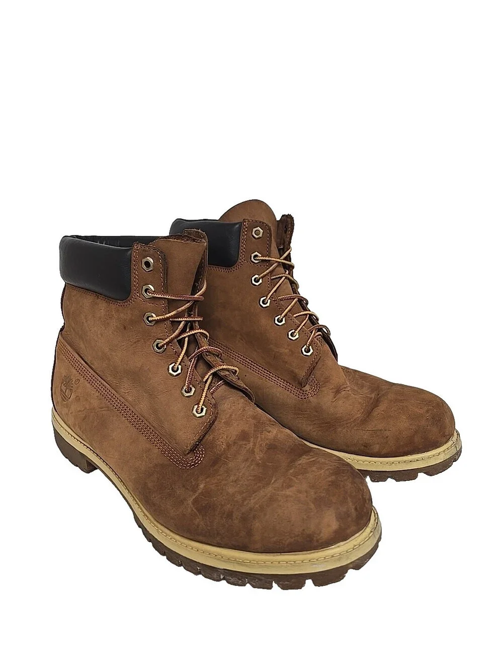 Timberland Men's Boot 6 Inch Premium Waterproof Leather 72066 Rust Nubuck 13M